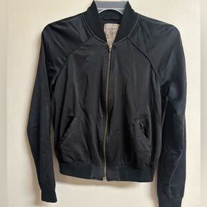 Guess Black Zip-Up Jacket